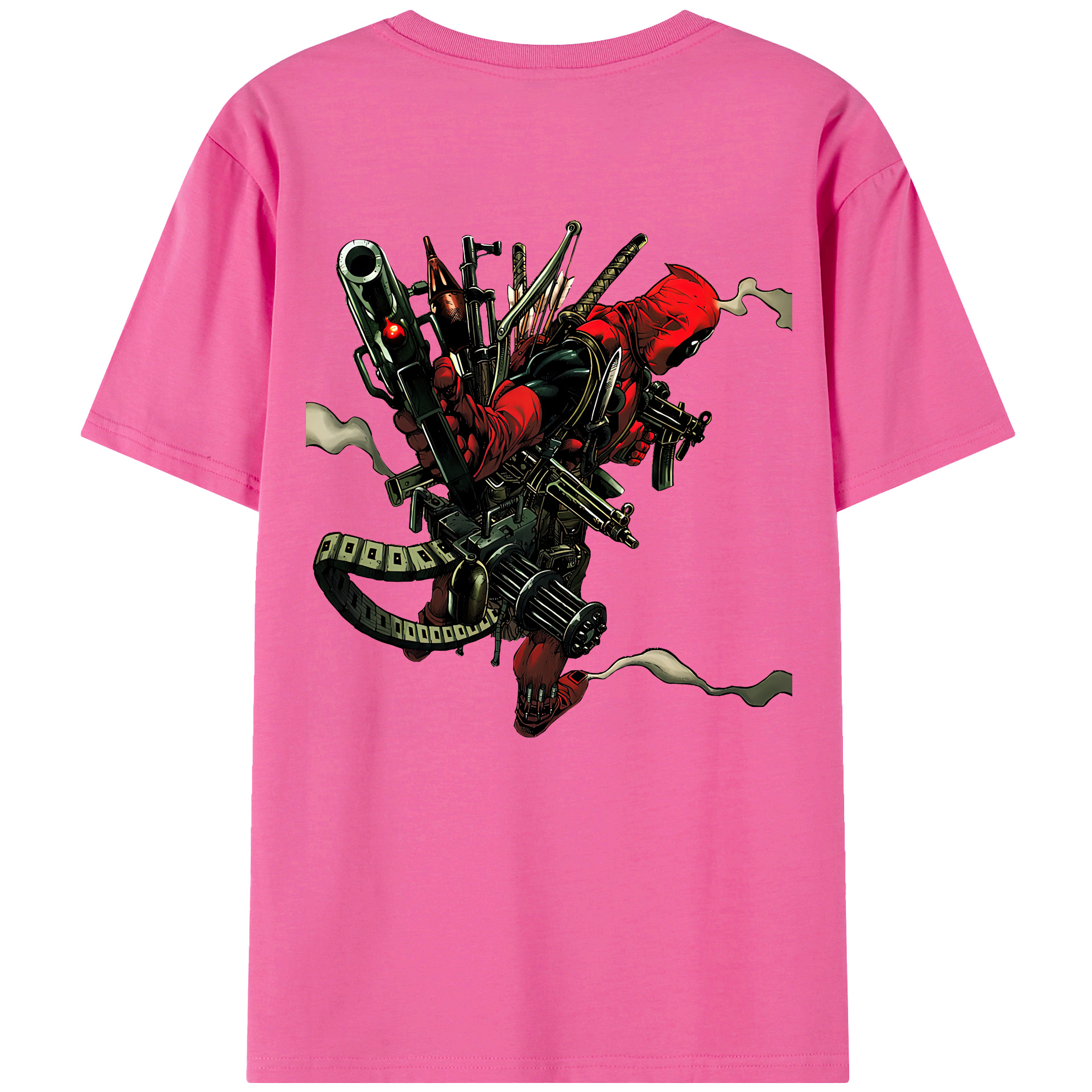 （画像用） Deadpool デッドプール レディース半袖Tシャツ(バックプリント)